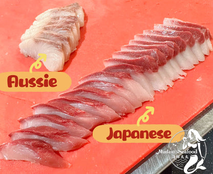 Fresh Japanese Wakayama sashimi grade Kingfish Fillet (Skin-Off)